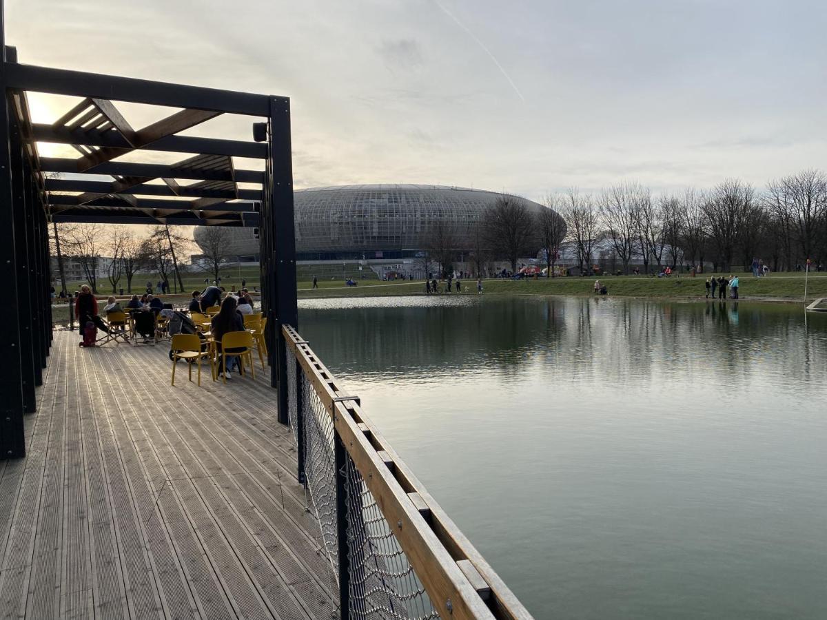 Tauron Arena Apartment With Garage - Krakow Lema Eksteriør billede